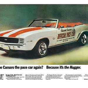 1969 Indy Pacecar Ad