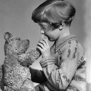 The real Winnie the Pooh and Christopher Robin ca-1927