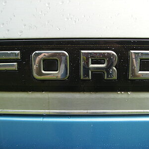 my 93 f-150 xlt ford tailgate badge