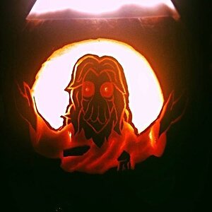 Zoidberg Jesus Pumpkin Carving
