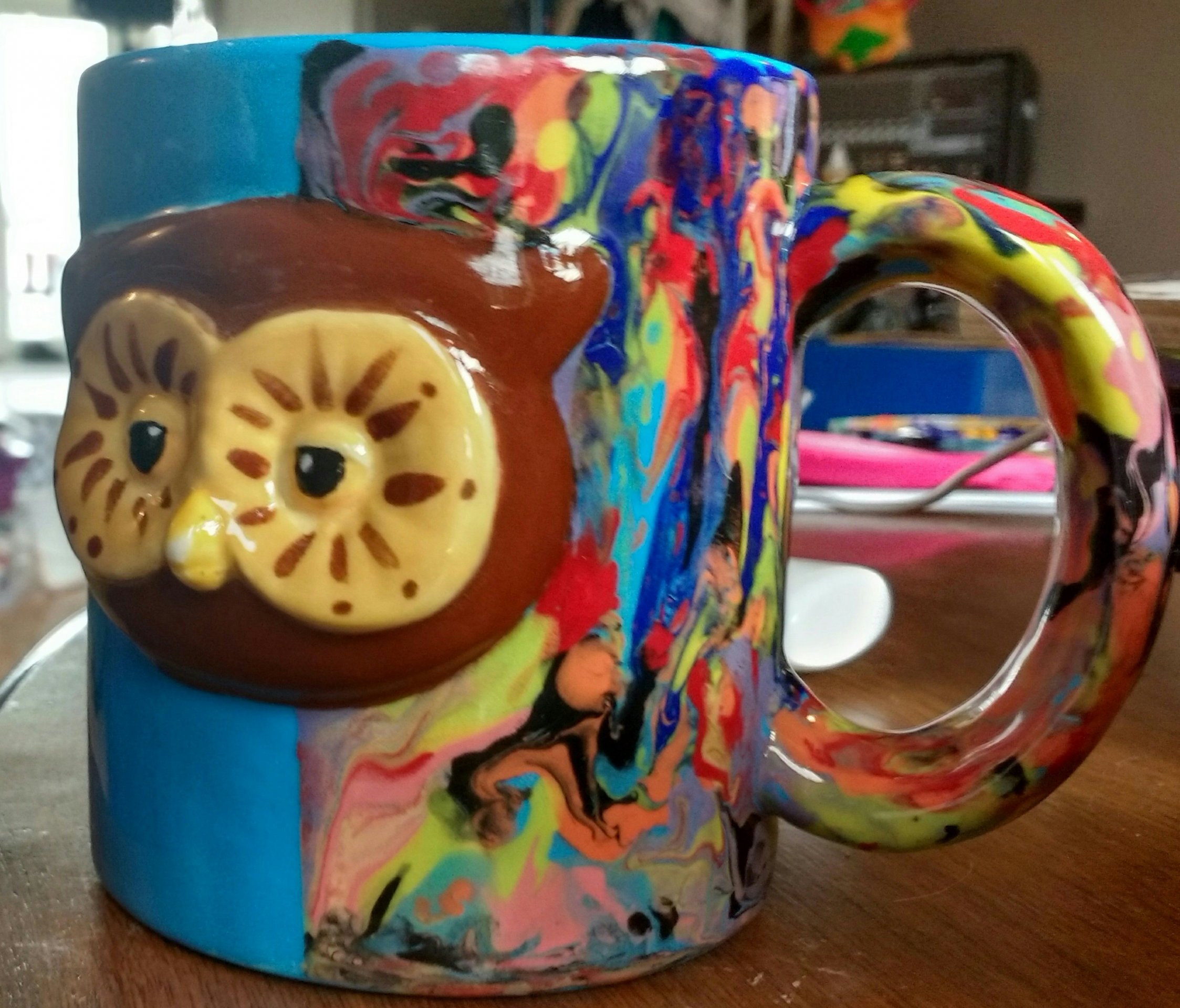 Ceramics: Owl Mug - Stay Weird