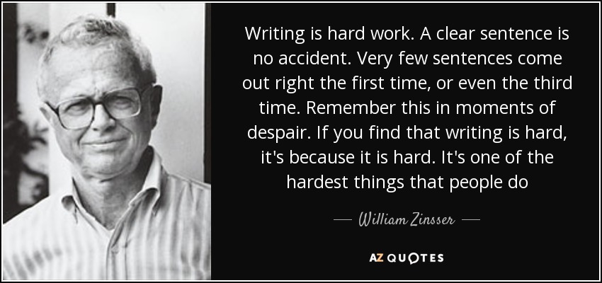 Writing Is No Accident